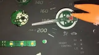 Как снять стрелки с панели приборов Тойота ЛендкрузерПрадо замена лампочек освещения панели приборов