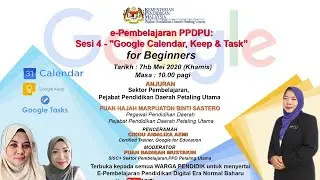 e-Pembelajaran PPDPU: Sesi 4 | Google Calendar / Keep / Task