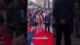 Рахими Гарми дар кушодашави Тарабхонаи Суфра бо падараш 17 февраля 2024 г.