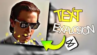 Capcut Pro: Text Explosion animation 🔥