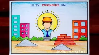 How to draw Engineers Day Drawing | World Engineering Day Drawing | Engineers Day Drawing
