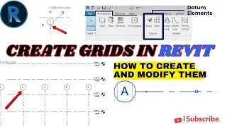 How to Create Grids and Modify in Revit 