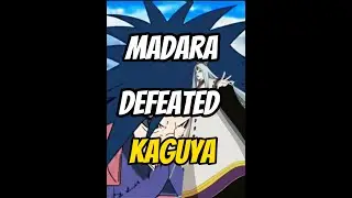Madara defeated kaguya !