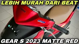 TANTANG BEAT‼️YAMAHA GEAR S 2023 MATTE RED