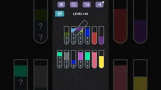 Water Sort Puzzle level 140 