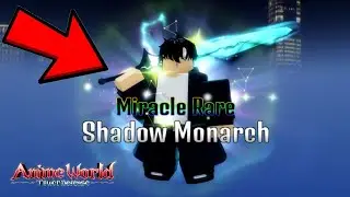 [NEW CODE] NEW MIRACLE RARE SUNG JIN WOO (SHADOW MONARCH) FULL SHOWCASE ANIME WORLD TOWER DEFENSE