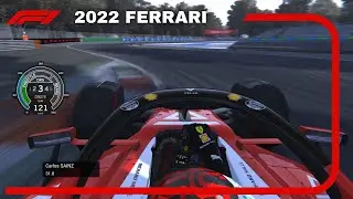 F1 2022 Carlos Sainz Ferrari onboard at Monza | Assetto Corsa