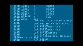 Hello World on 8-bit Atari Assembler