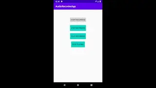 Android Audio Recorder Example