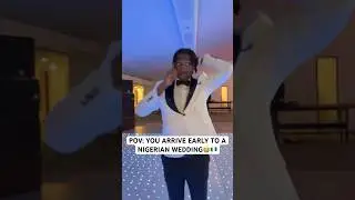 POV: YOU ARRIVE ON TIME TO A NIGERIAN WEDDING🇳🇬 #a12funny #nigerian #nigeria #wedding #comedy #uk