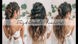 Festival hairstyles (BRAIDS) with my hairdresser!