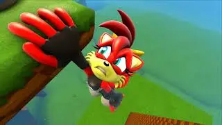 Fiona (Sonic) Short Handstomp Animation