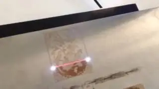 30w brass marking by fiber laser marking machine