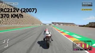 MotoGP 20 - HONDA Top Speed Test (4-Stroke , MotoGP)