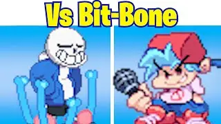 Friday Night Funkin' VS Bit-Bone (FNF mod) Undertale FNF