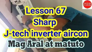 #Sharp #J_tec inverter aircon Cleaning Time