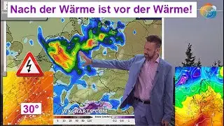 Nach der Wärme ist vor der Wärme. ICON mit 30°, GFS mit Kaltfront. Wettervorhersage 30.03.-07.04.24.