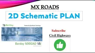 2D Schematic PLAN (Strip PLAN) from MX Roads