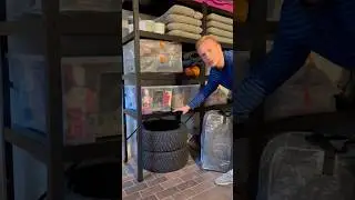 Bästa sättet att förvara bildäck i garaget? 🚗 