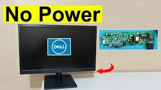 Dell Monitor Repair || D1918H || Dell Monitor No Power || Dell Monitor Power Supply Repair