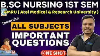 anatomy & physiology imp question | AMRU bsc nursing 1st sem | bsc nursing socio & psycho imp ques
