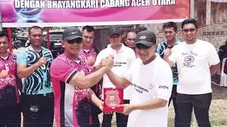 LAGA PERSAHABATAN BOLA VOLI POLRES BIREUN VS POLRES ACEH UTARA