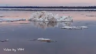 Река Печора пошла, родимая. 8 мая 2022 год. Мебельная и Русанов.