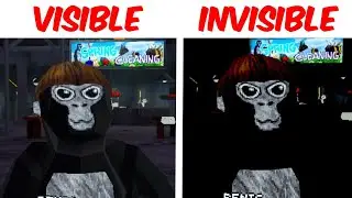 Gorilla Tag but I CAN'T SEE!!