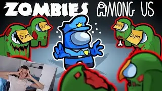 SCAPPO DAGLI ZOMBIE SU AMONG US! NUOVA MODALITA'! | AMONG US ITA MINIGIOCO