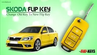 Skoda Laura Flip Key Change | Coloured Keys | Battery Change | Key Repair