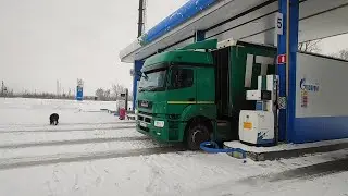 THE CHARMS OF WINTER LONG-HAUL TRUCKING!!! IN THE SNOW CAPTIVITY / WORK AT ITECO.