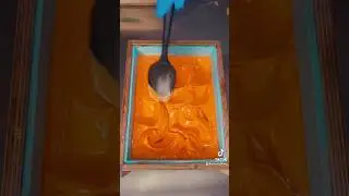 DARK Pencil Line Layered Fall Soap! #soapmaking #soapmakingprocess #soaping #soapmaker #soap #soaps