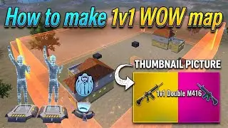 Pubg Wow Map Kaise Banaye? 1v1 wow Map Full Tutorial 2026 | How to Make 1v1 WOW Map in BGMI 2026