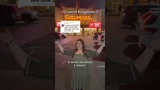 Return of the Wacky Arm Lady. 😂🇬🇧🇺🇸 #ukvsusa #britishvsamerican #cinema #movietheater #funny