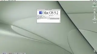 Mac OS 9 first run and walkthrough