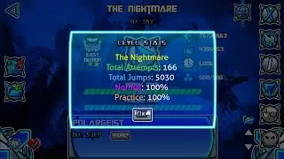 The Nightmare 100% #geometry_dash #geometrydash #gd