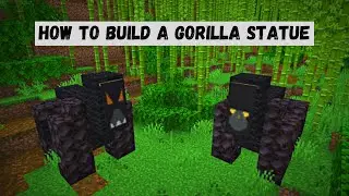 How to Build a Gorilla Statue in Minecraft
