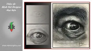 Hướng dẫn vẽ Mắt truyền thần 06 - vẽ không khó