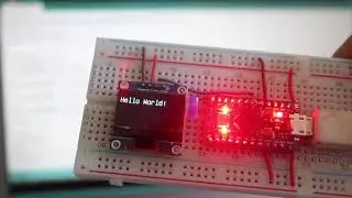 [Arduino] OLED Display SSD1306 On Arduino Pro Micro Hello World
