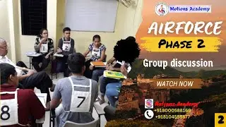 Airforce Phase 2 Group Discussion #motionsacademy #AirForce #airforcephase2 #airforcegd #trending
