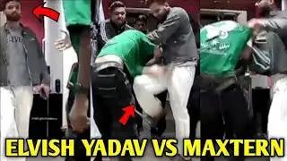 Elvish Yadav VS Maxtern Full fight CCTV footage @ElvishYadavVlogs @TheSocialFactory