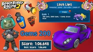 🇱🇰 Beach buggy racing 2 👑 Lava Laps 🔥 Gem's 200⚡️ Dyno Speed 🔆 Lambini GT 🌕 5000