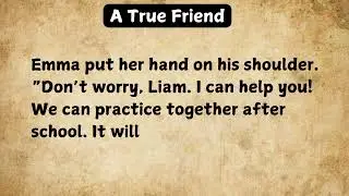 "True Friendship: How Emma and Liam Help Each Other Succeed | Heartwarming Story for Kids"