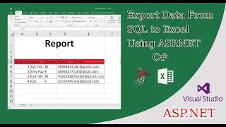 ASP.NET C# - How to Export data from sql server to Excel 2020