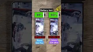 Nothing Phone (2a) Plus vs Galaxy S24 Ultra battery test