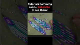 NEW! Beading Tutorials Coming Soon. Subscribe!  #seedbeadsearrings #beadingtutorials #diy