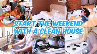 EXTREME CLEAN WITH ME 2024! WEEKEND CLEANING MOTIVATION!