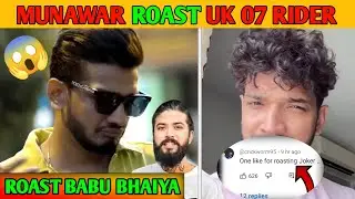 Munawar Faruki Roast Uk07 Rider👿 | Munawar Faruki New Song | Anurag Dobhal Again Roast😭 | Dhandho