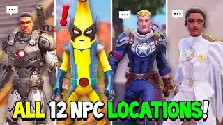 Fortnite ALL 12 Boss NPC's Locations in Fortnite Chapter 5 Season 4!
