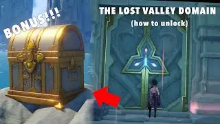 The Lost Valley - DOMAIN + LUXURIOUS CHEST (how to unlock) GENSHIN IMPACT
